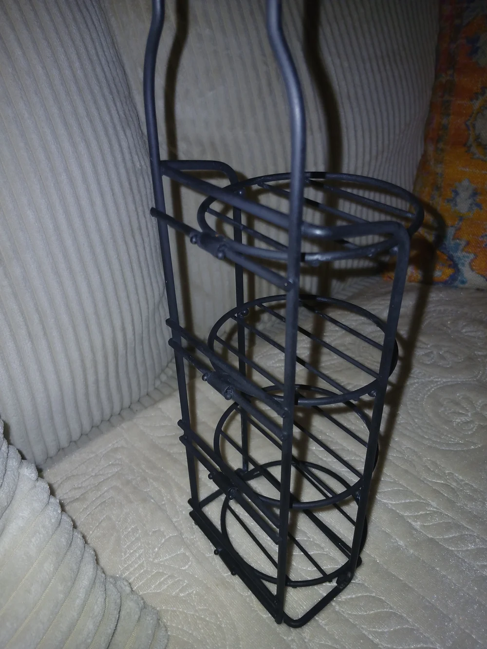 Kitsch Black Metal Shower Caddy Organizer